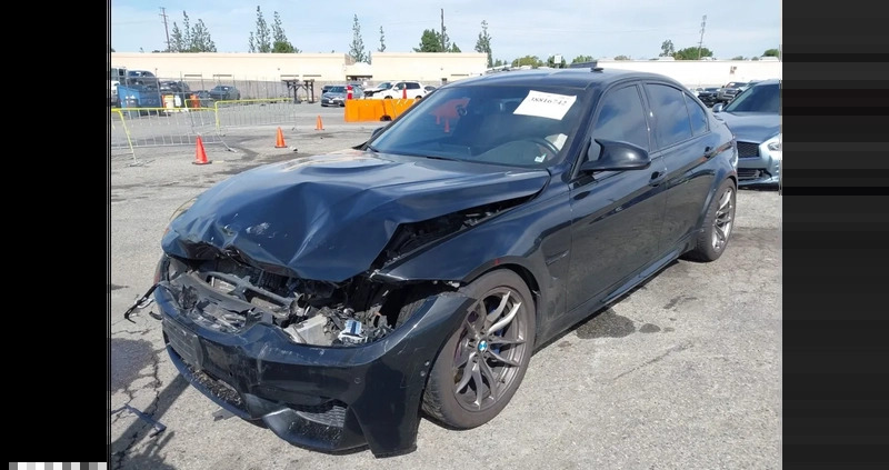 BMW M3 cena 139000 przebieg: 138145, rok produkcji 2018 z Warszawa małe 121